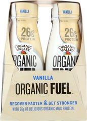 ORGANIC VALLEY: Milk Shake High Protein Vanilla 4 Pack, 44 oz