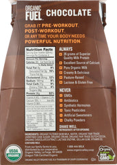 ORGANIC VALLEY: Milk Shake High Protein Chocolate 4 Pack, 44 oz