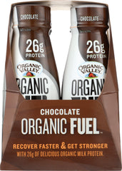 ORGANIC VALLEY: Milk Shake High Protein Chocolate 4 Pack, 44 oz