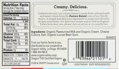 ORGANIC VALLEY: Organic Pasteurized Cream Cheese Bar, 8 oz