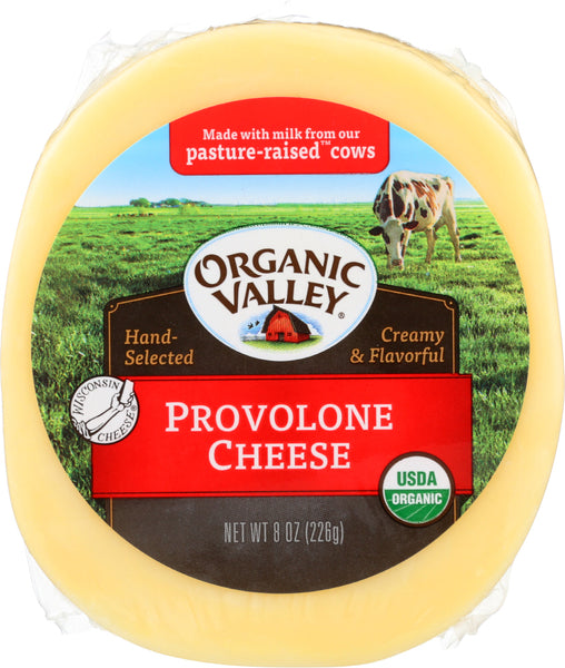 ORGANIC VALLEY: Organic Provolone Cheese, 8 oz