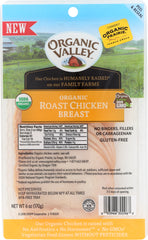 ORGANIC VALLEY: Roast Chicken Breast Slices, 6 oz