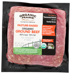 ORGANIC PRAIRIE: 85% Lean Ground Beef, 16 oz