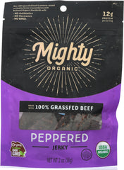 ORGANIC PRAIRIE: Jerky Beef Peppered, 2 oz