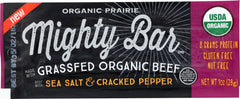 ORGANIC PRAIRIE: Sea Salt & Cracked Pepper Beef Bar, 1 oz