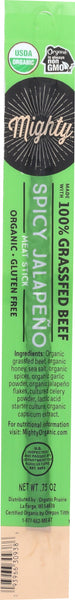 ORGANIC PRAIRIE: Jerky Meat Stick Beef Spicy Jalapeno, 0.75 oz