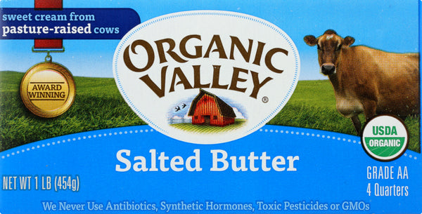 ORGANIC VALLEY: Salted Butter, 16 oz