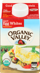 ORGANIC VALLEY: Organic Pasteurized Liquid Egg Whites, 16 oz