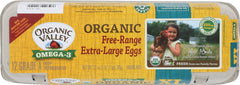 ORGANIC VALLEY: Free-Range Extra Large Omega-3 Eggs, 1 dz