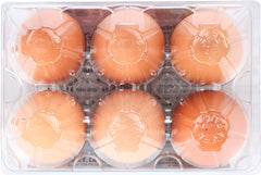 ORGANIC VALLEY: Omega 3 Large Brown Eggs, 0.5 dz