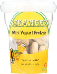 GRABEEZ SNACK CUPS: Mini Yogurt Pretzels Snack Cup, 3.25 oz