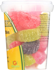 GRABEEZ SNACK CUPS: Sour Fruit Slices Snack Cup, 7 oz
