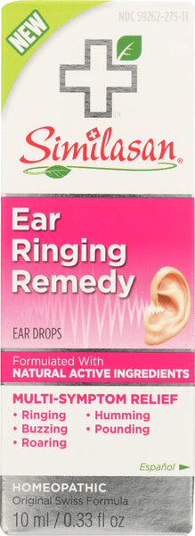 SIMILASAN: Ear Drops Ringing Remedy, .33 oz