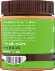 BARNEY BUTTER: Almond Butter Crunchy, 10 Oz