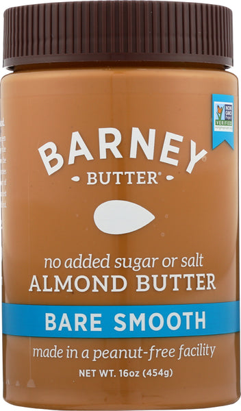 BARNEY BUTTER: Nut Butter Bare Smooth, 16 oz