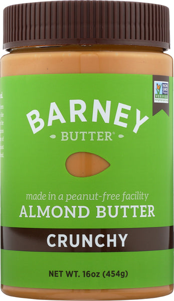 BARNEY BUTTER:  Almond Butter Crunchy, 16 Oz