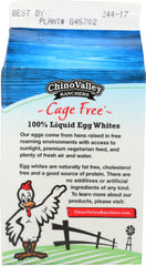 CHINO VALLEY: Cage Free 100% Liquid Egg Whites, 16 oz
