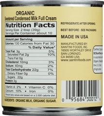 SATINI: Organic Sweetened Condensed Milk, 14 oz