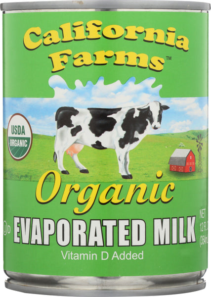 CALIFORNIA FARMS: Organic Evaporated Milk, 12 oz