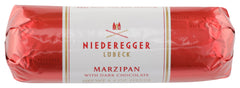NIEDEREGGER MARZIPAN: Marzipan Loaf Large Chocolate Cover, 4.4 oz