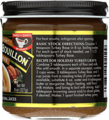 BETTER THAN BOUILLON: Superior Touch Turkey Base, 8 oz