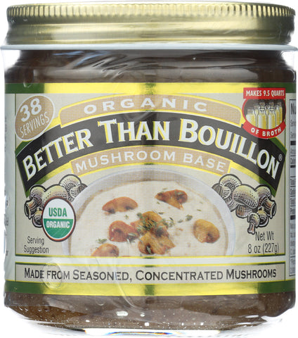 BETTER THAN BOUILLON: Base Mushroom Organic, 8 oz