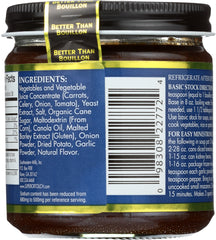 BETTER THAN BOUILLON: Base Vegetable Reduced Sodium, 8 oz