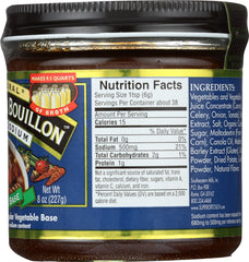 BETTER THAN BOUILLON: Base Vegetable Reduced Sodium, 8 oz