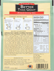 BETTER THAN GRAVY: Gravy Mix Beef Organic, 1 oz