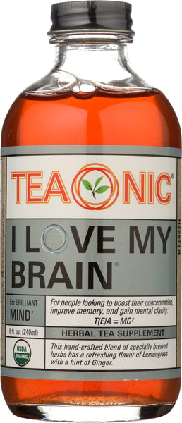 TEAONIC: Tea Herbal Love My Brain, 8 oz