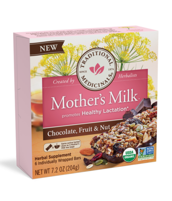 TRADITIONAL MEDICINALS: Bars Mother's Milk Organic, 7.2 oz
