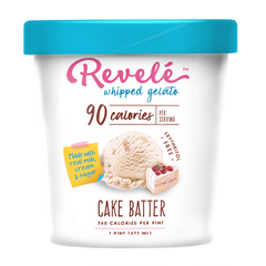 REVELE WHIPPED GELATO: Cake Batter Gelato, 1 pt