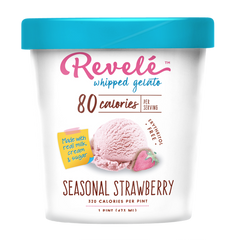 REVELE WHIPPED GELATO: Seasonal Strawberry, 1 pt