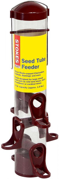 More Birds Seed Tube Songbird Feeder 15" Tall