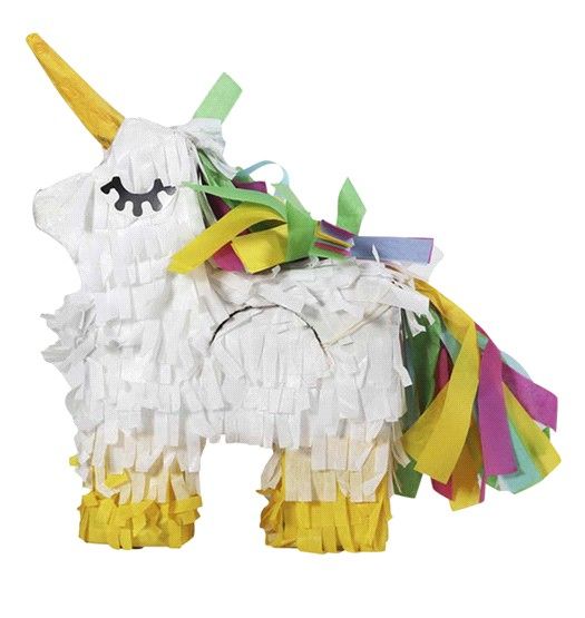 Penn Plax Small Unicorn Piniata Bird Toy