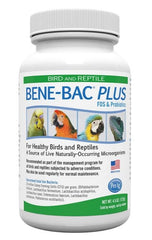 Pet Ag Bene-Bac Plus Powder Fos Prebiotic and Probiotic for Birds and Reptiles