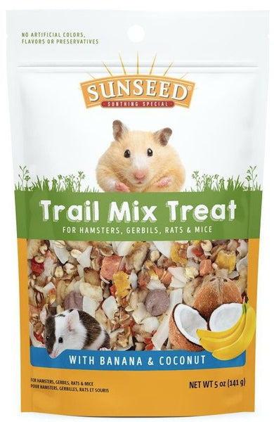 Sunseed Trail Mix Treat with Banana and Coconut for Hamster and Rats