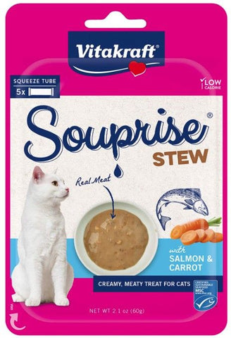 VitaKraft Souprise Stew Lickable Cat Treat Salmon and Carrot