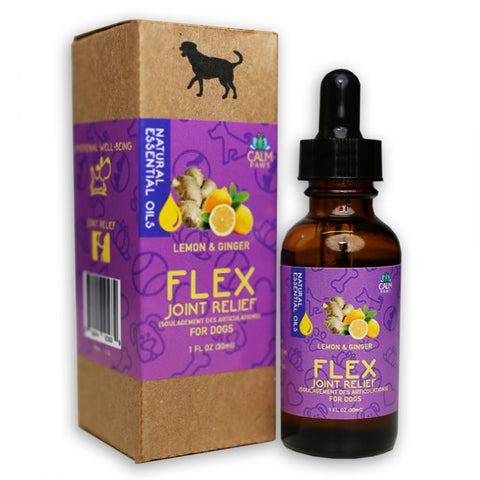 Calm Paws Flex Lemon and Ginger Joint Relief Essental Oil for Dogs