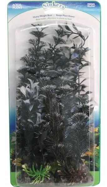 Penn Plax Black Pearl Aquarium Plant Value Pack Assorted Sizes