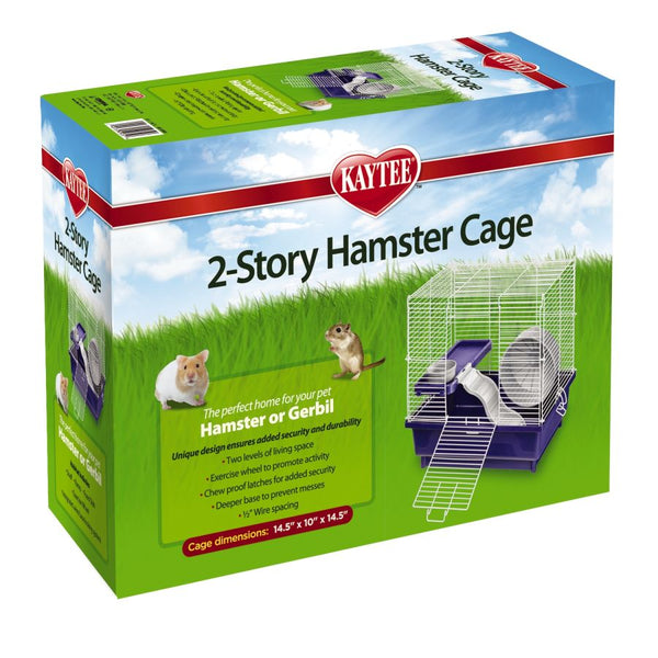 Kaytee 2-Story Hamster Cage 14" x 10"