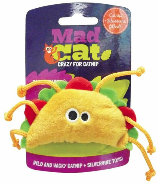 Mad Cat Tabby Taco Cat Toy