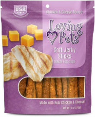 Loving Pets Soft Jerky Sticks Cheese Flavor