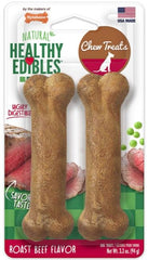 Nylabone Healthy Edibles Chews Roast Beef Regular