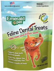 Emerald Pet Feline Dental Treats Tuna Flavor