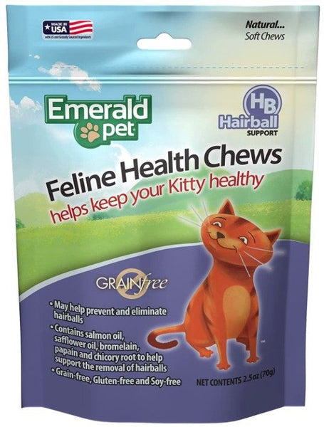 Emerald Pet Feline Health Chews Hairball Support