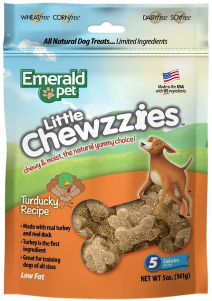 Emerald Pet Little Chewzzies Soft Training Treats Turducky Recipe