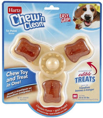 Hartz Chew n Clean Tri-Point Chicken Flavored Dog Chew Medium