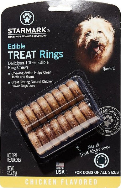 Starmark Edible Treat Rings Chicken Flavor