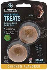 Starmark Lock and Block Treats Chicken Flavor Small